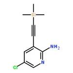 RHAWN 5-Chloro-3-((trimethylsilyl)ethynyl)pyridin-2-amine
