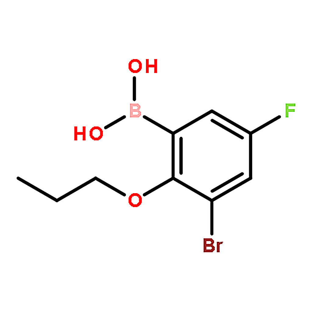 RHAWN (3-Bromo-5-fluoro-2-propoxyphenyl)boronic acid