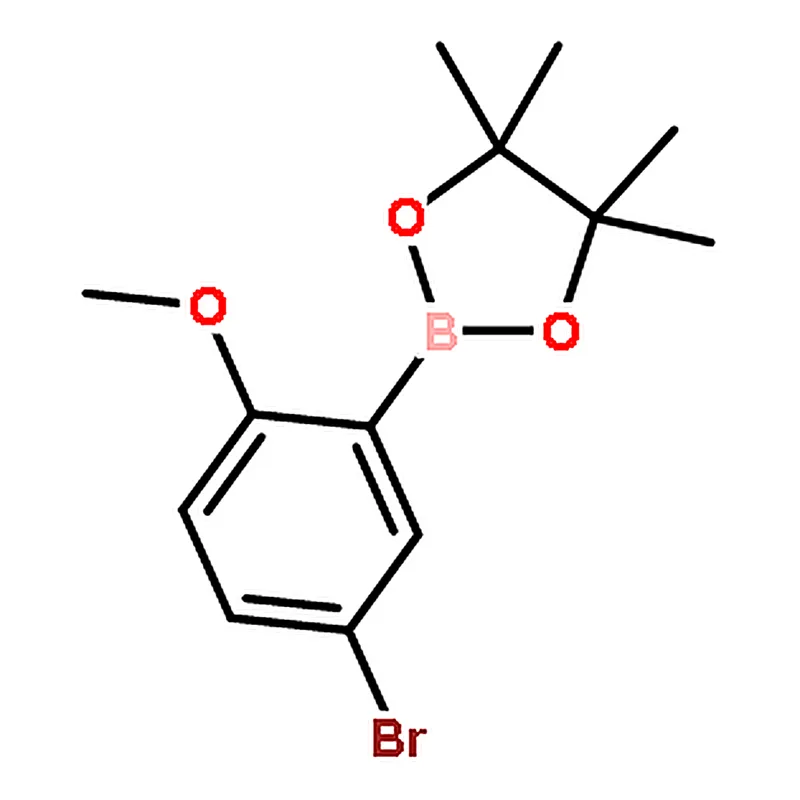 RHAWN 2-(5-Bromo-2-methoxyphenyl)-4,4,5,5-tetramethyl-1,3,2-dioxaborolane