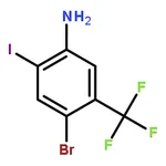 RHAWN 4-Bromo-2-iodo-5-(trifluoromethyl)aniline