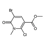 RHAWN Methyl 5-bromo-2-chloro-1-methyl-6-oxo-1,6-dihydropyridine-3-carboxylate