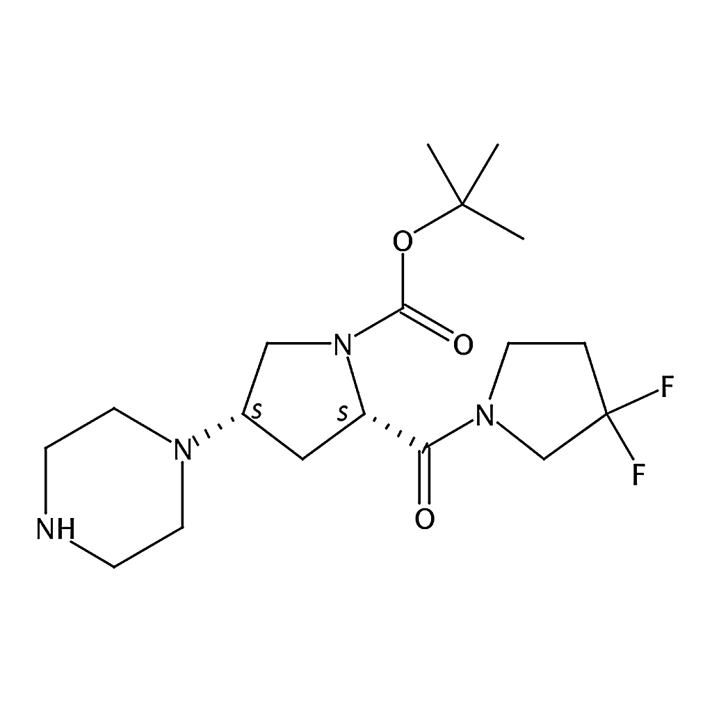 RHAWN (2S，4S)-1-Boc-2-(3，3-difluoropyrrolidine-1-carbonyl)-4-(1-piperazinyl)pyrrolidine