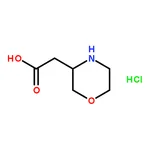 RHAWN 2-(Morpholin-3-yl)acetic acid hydrochloride