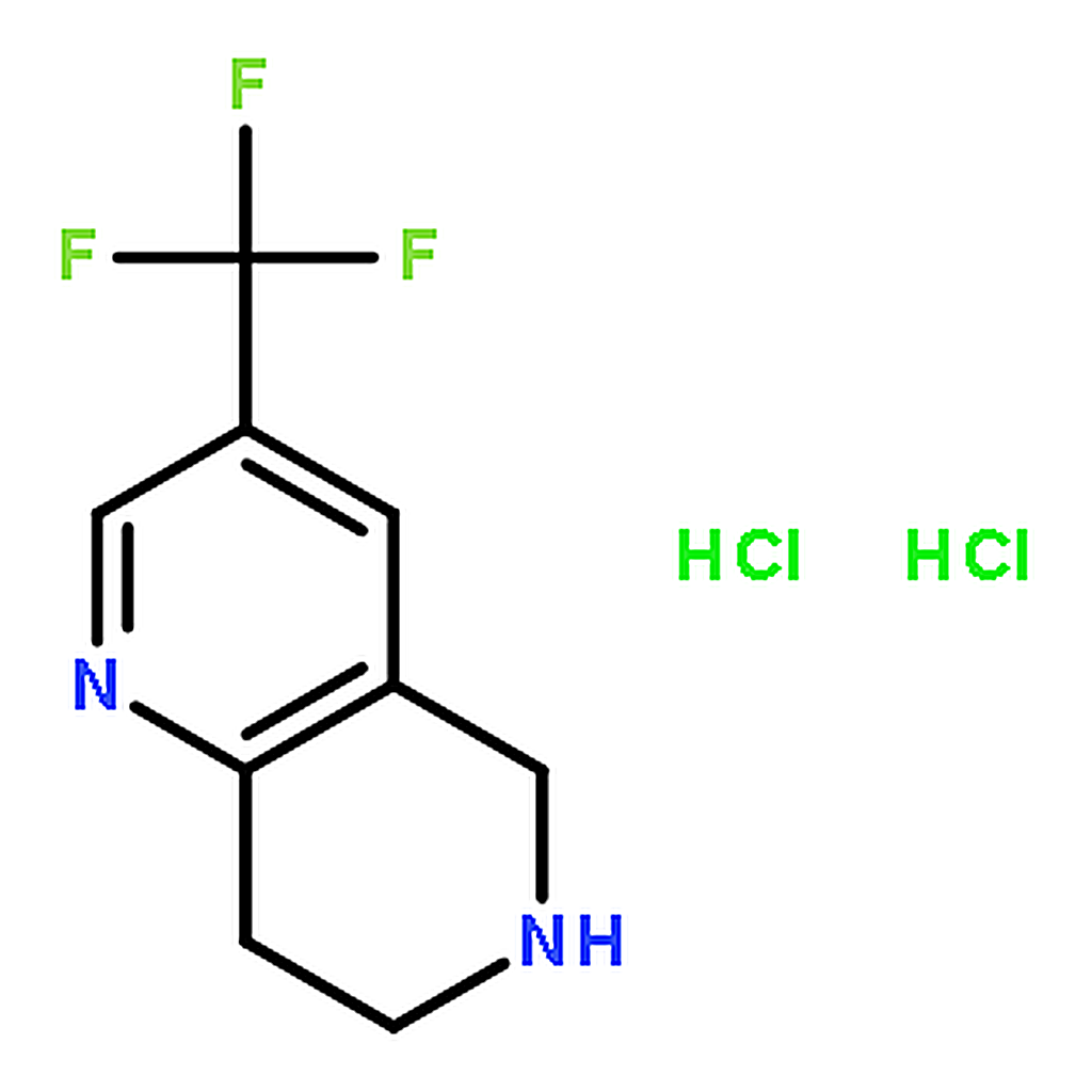 RHAWN 3-(Trifluoromethyl)-5，6，7，8-Tetrahydro-1，6-Naphthyridine Dihydrochloride