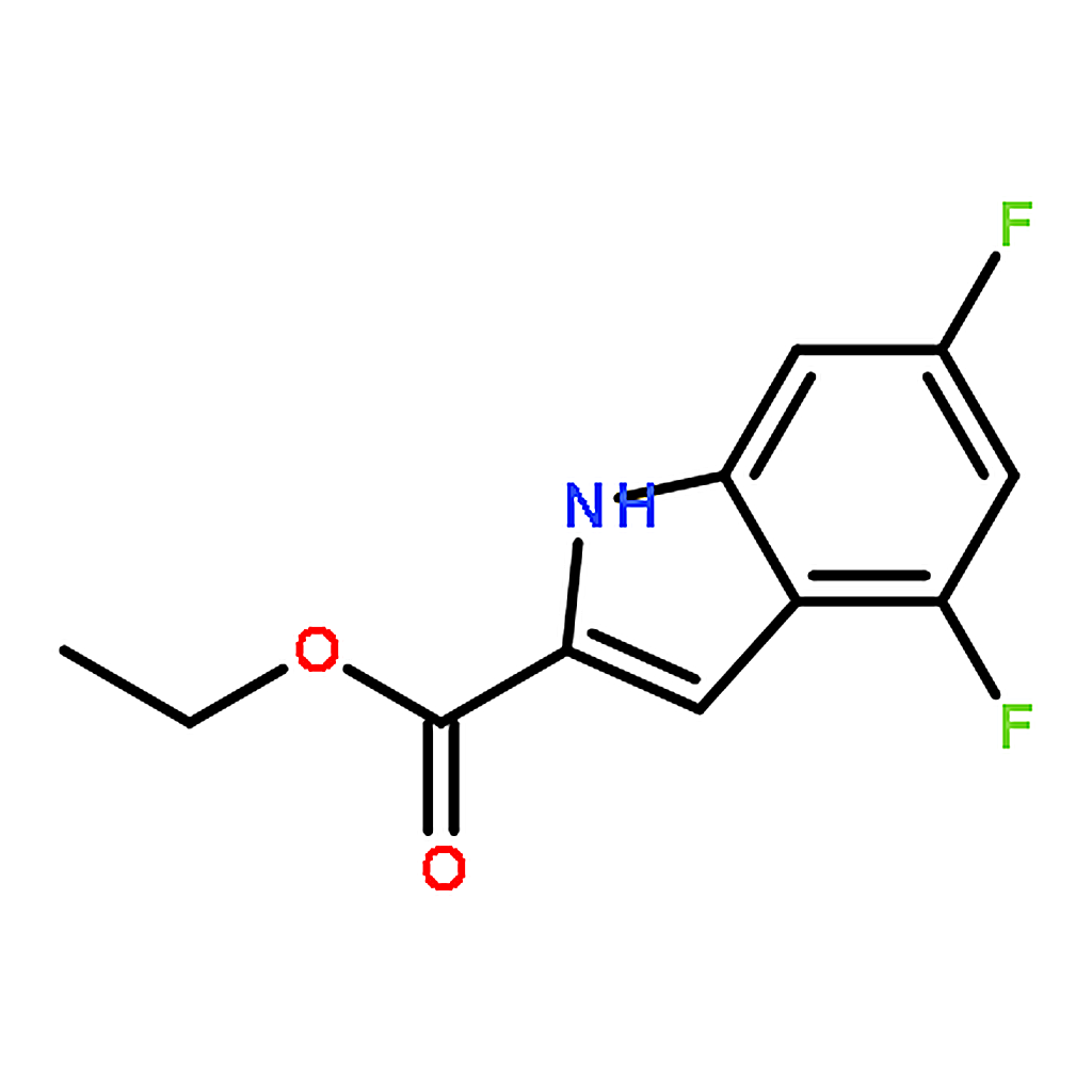 RHAWN Ethyl 4,6-difluoro-1H-indole-2-carboxylate