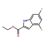RHAWN Ethyl 4,6-difluoro-1H-indole-2-carboxylate