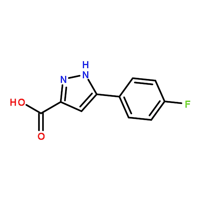 RHAWN 5-(4-Fluorophenyl)-1H-pyrazole-3-carboxylic acid
