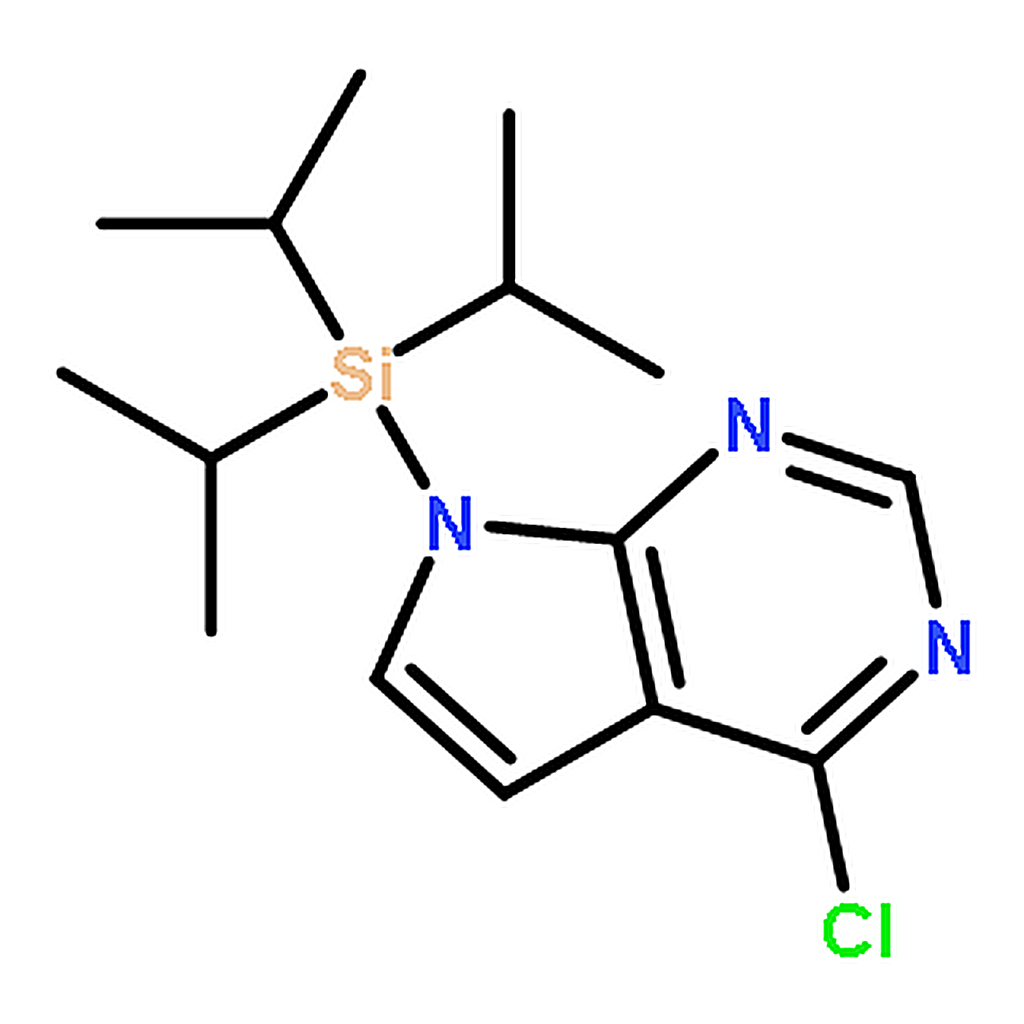 RHAWN 4-Chloro-7-(triisopropylsilyl)-7H-pyrrolo[2,3-d]pyrimidine