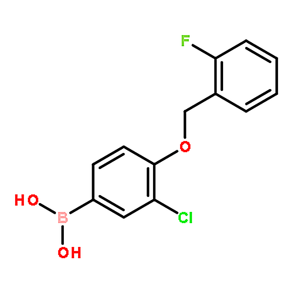 RHAWN (3-Chloro-4-((2-fluorobenzyl)oxy)phenyl)boronic acid