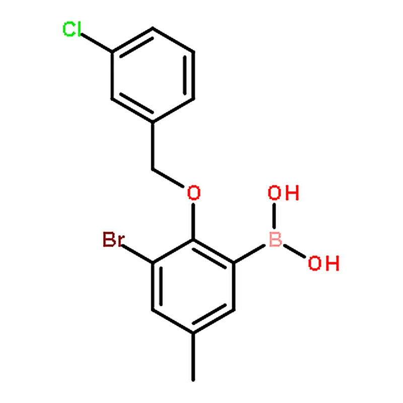 RHAWN 3-Bromo-2-(3'-chlorobenzyloxy)-5-methylphenylboronic acid(contains varying amounts of Anhydr