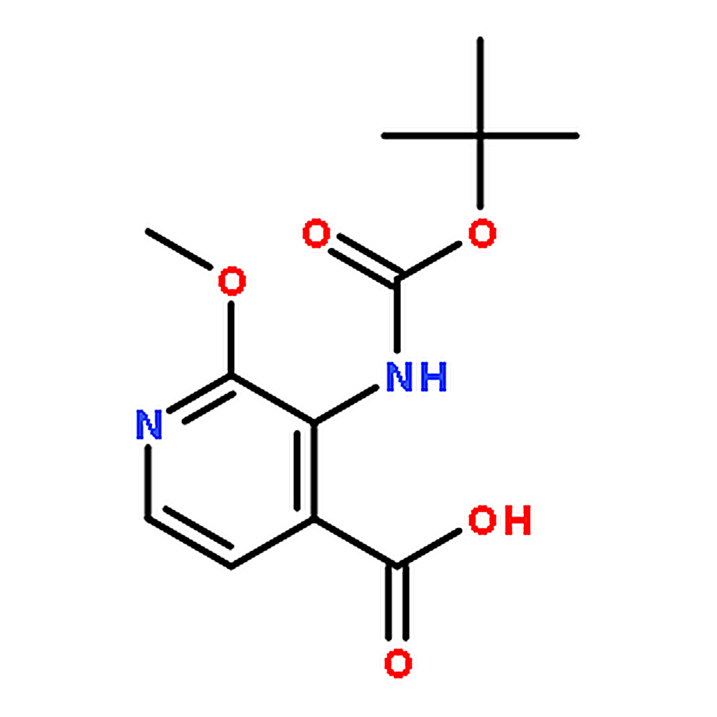 RHAWN 3-((tert-Butoxycarbonyl)amino)-2-methoxyisonicotinic acid
