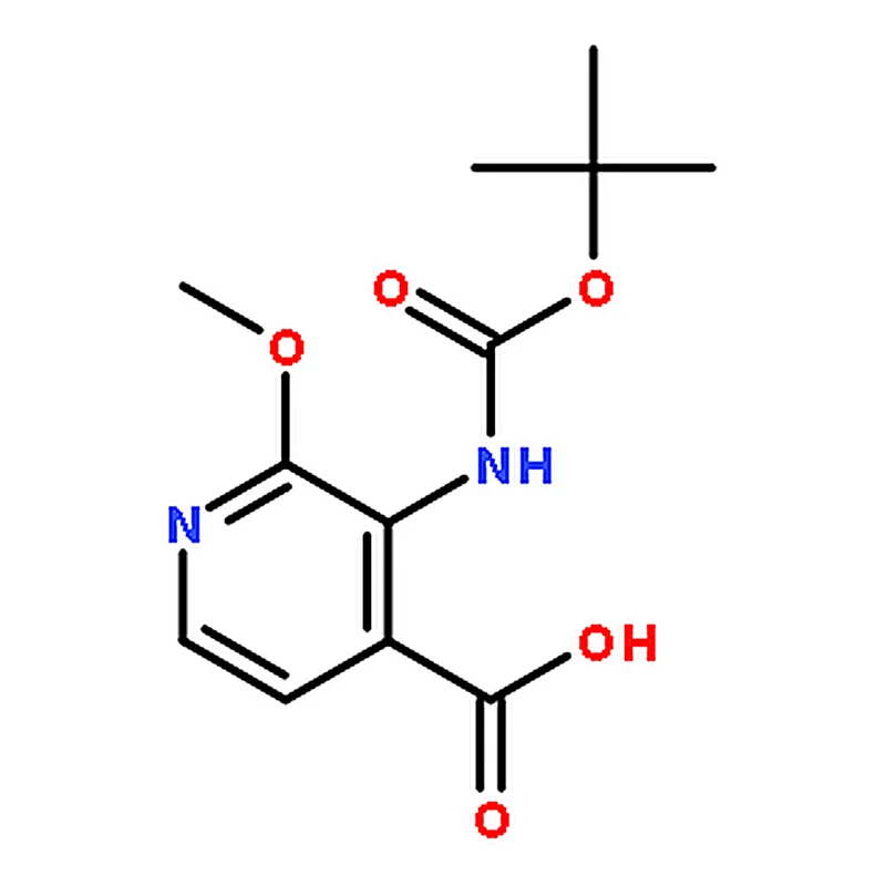 RHAWN 3-((tert-Butoxycarbonyl)amino)-2-methoxyisonicotinic acid