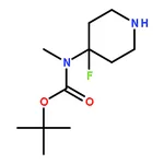 RHAWN tert-Butyl ((4-fluoropiperidin-4-yl)methyl)carbamate