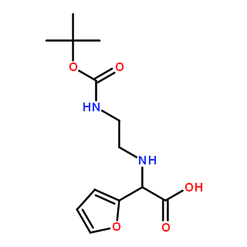 RHAWN 2-(2-N-Boc-aminoethylamino)-2-(2-furanyl)acetic acid