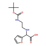 RHAWN 2-(2-N-Boc-aminoethylamino)-2-(2-furanyl)acetic acid