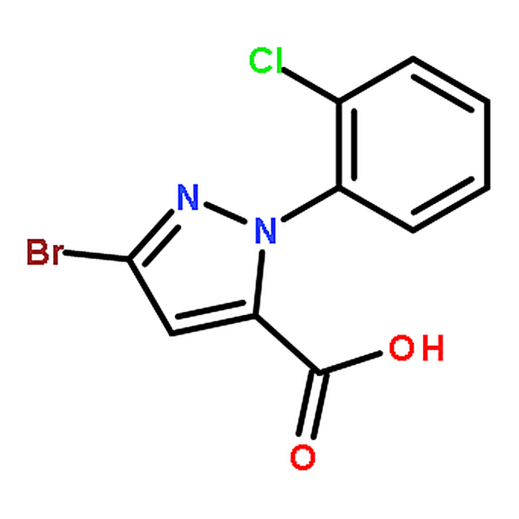 RHAWN 3-Bromo-1-(2-chlorophenyl)-1H-pyrazole-5-carboxylic acid
