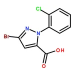 RHAWN 3-Bromo-1-(2-chlorophenyl)-1H-pyrazole-5-carboxylic acid