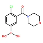RHAWN (4-Chloro-3-(morpholine-4-carbonyl)phenyl)boronic acid