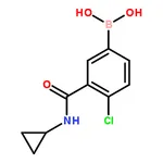 RHAWN (4-Chloro-3-(cyclopropylcarbamoyl)phenyl)boronic acid