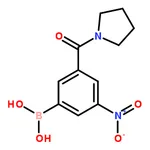 RHAWN (3-Nitro-5-(pyrrolidine-1-carbonyl)phenyl)boronic acid