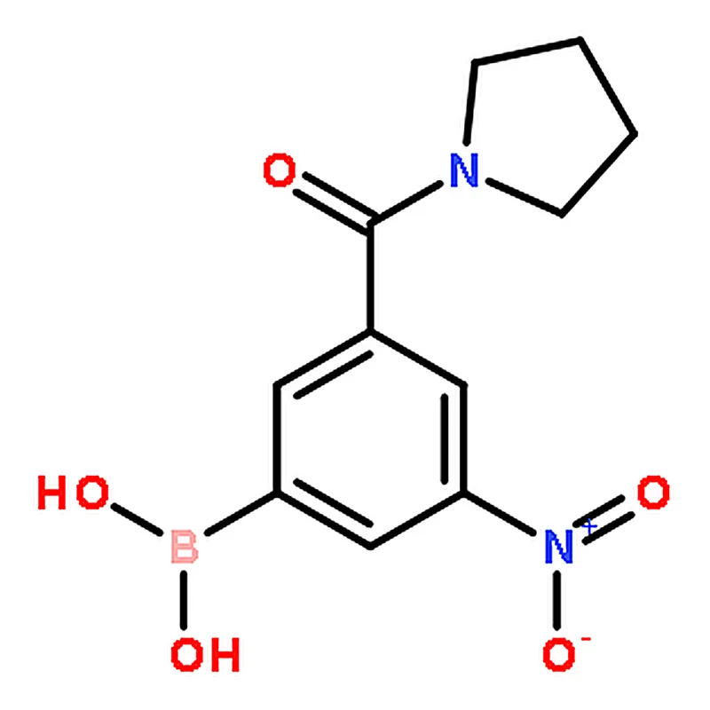 RHAWN (3-Nitro-5-(pyrrolidine-1-carbonyl)phenyl)boronic acid
