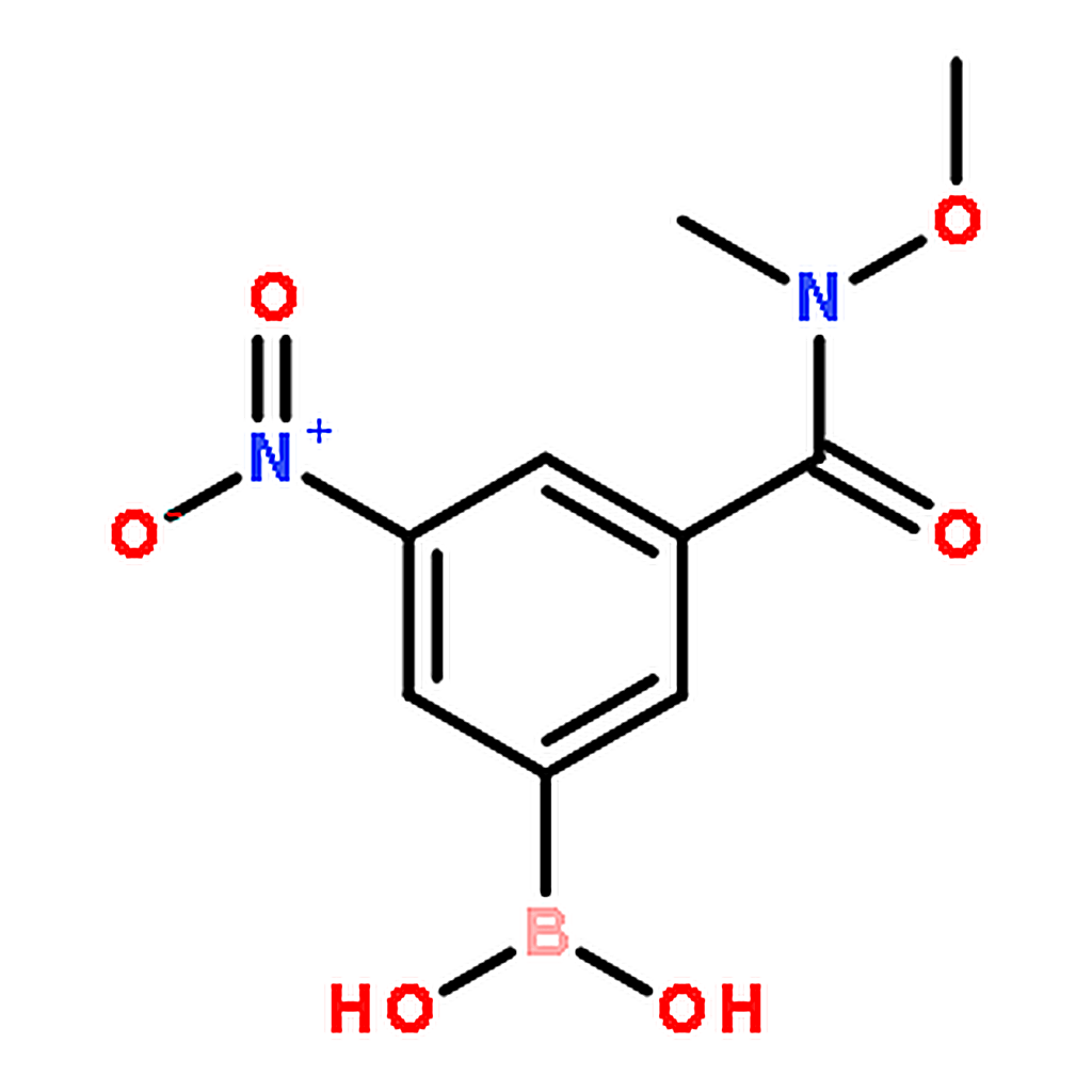 RHAWN 3-[Methoxy(methyl)carbamoyl]-5-nitrophenylboronic acid