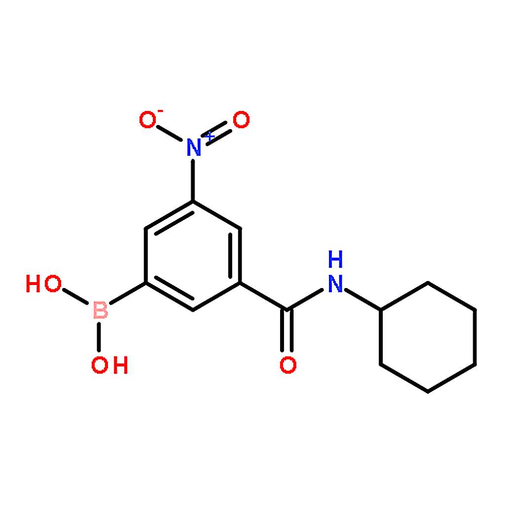 RHAWN (3-(Cyclohexylcarbamoyl)-5-nitrophenyl)boronic acid