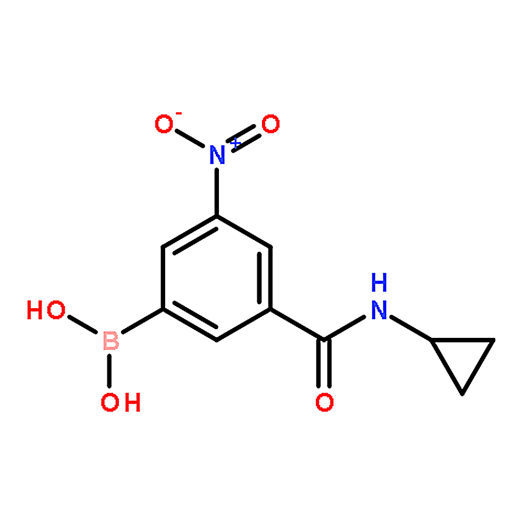 RHAWN (3-(Cyclopropylcarbamoyl)-5-nitrophenyl)boronic acid