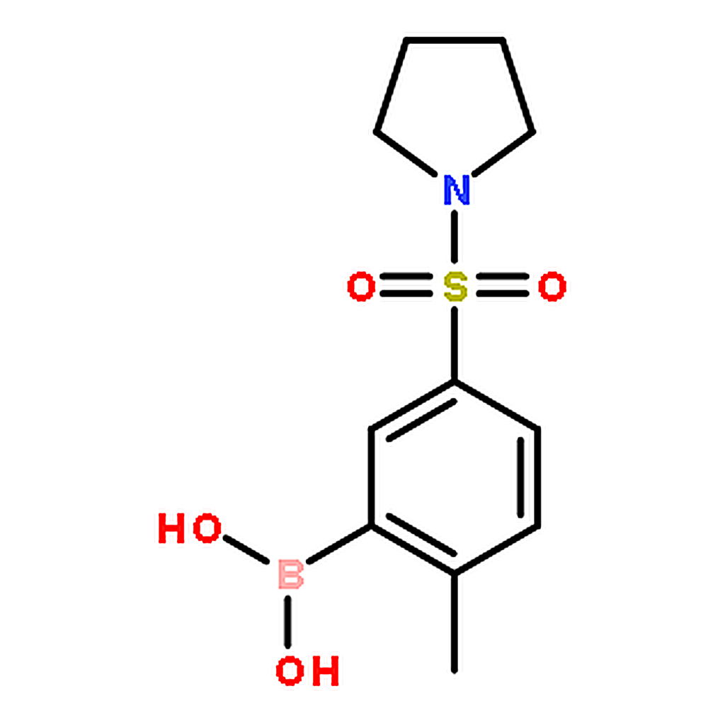 RHAWN (2-Methyl-5-(pyrrolidin-1-ylsulfonyl)phenyl)boronic acid