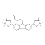 RHAWN 9-Hexyl-2,7-bis(4,4,5,5-tetramethyl-1,3,2-dioxaborolan-2-yl)-9H-carbazole
