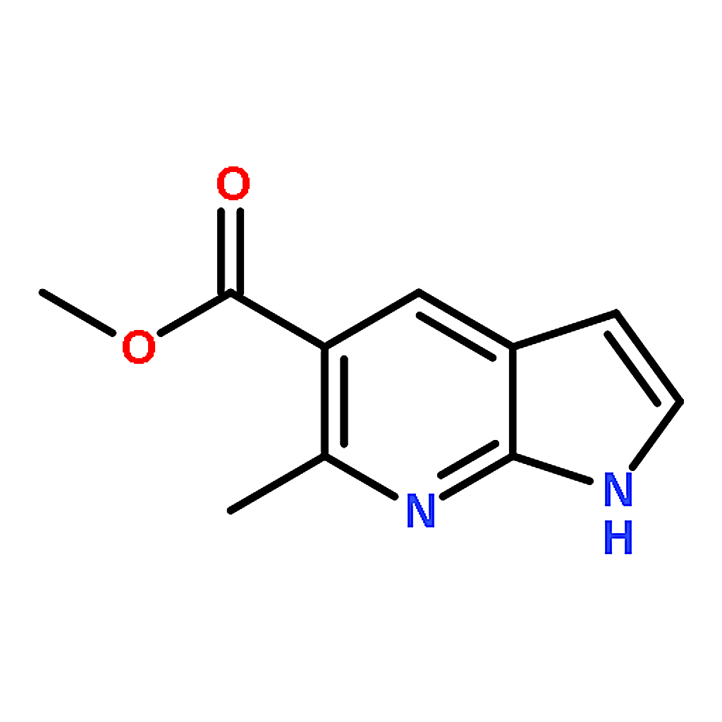 RHAWN Methyl 6-methyl-1H-pyrrolo[2,3-b]pyridine-5-carboxylate