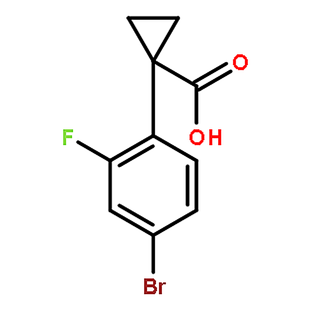RHAWN 1-(4-Bromo-2-fluorophenyl)cyclopropanecarboxylic acid