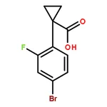 RHAWN 1-(4-Bromo-2-fluorophenyl)cyclopropanecarboxylic acid