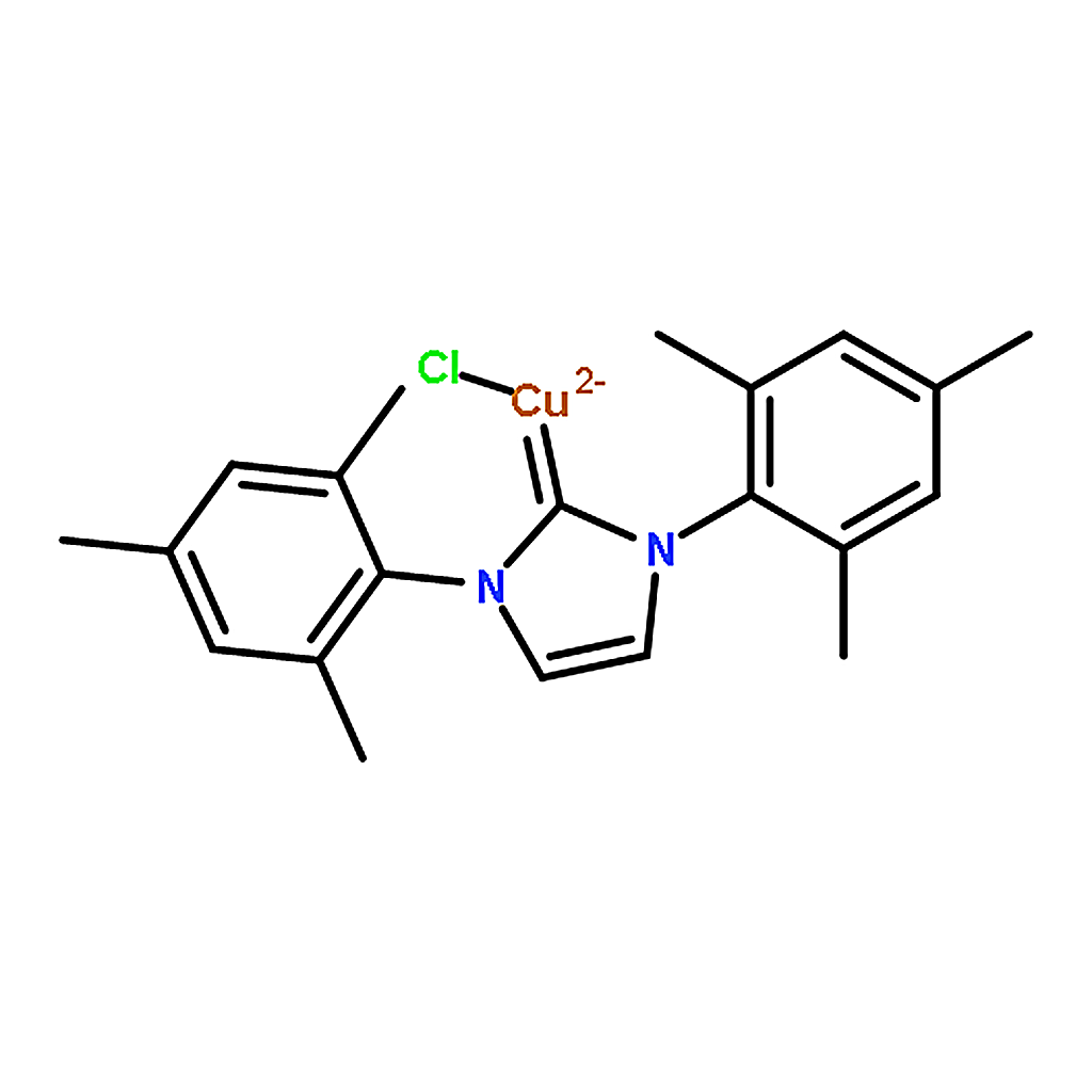 RHAWN Chloro(1,3-dimesitylimidazol-2-ylidene)copper(I)