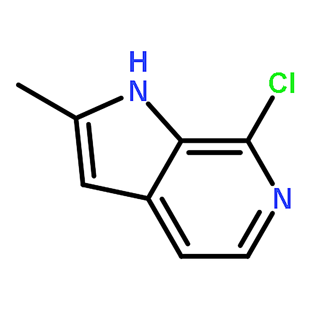 RHAWN 7-Chloro-2-methyl-1H-pyrrolo[2，3-c]pyridine