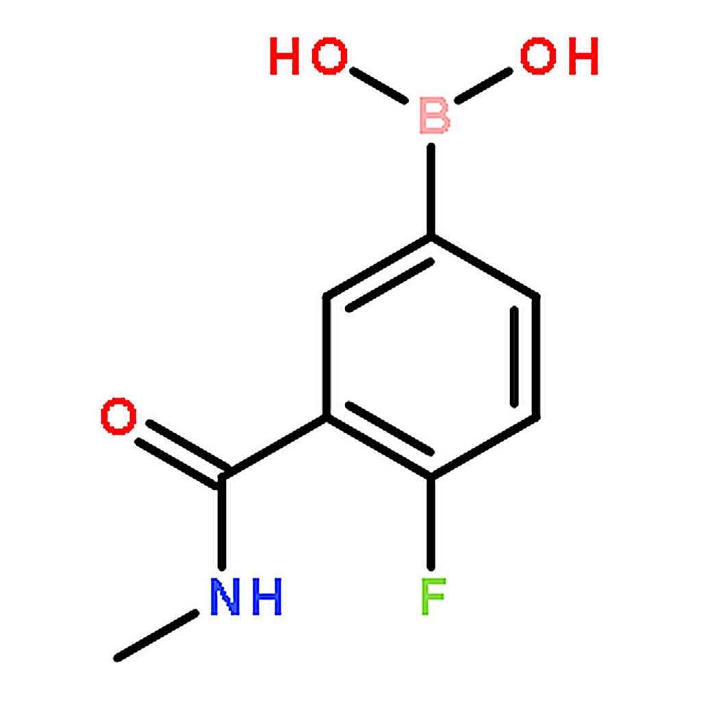 RHAWN (4-Fluoro-3-(methylcarbamoyl)phenyl)boronic acid