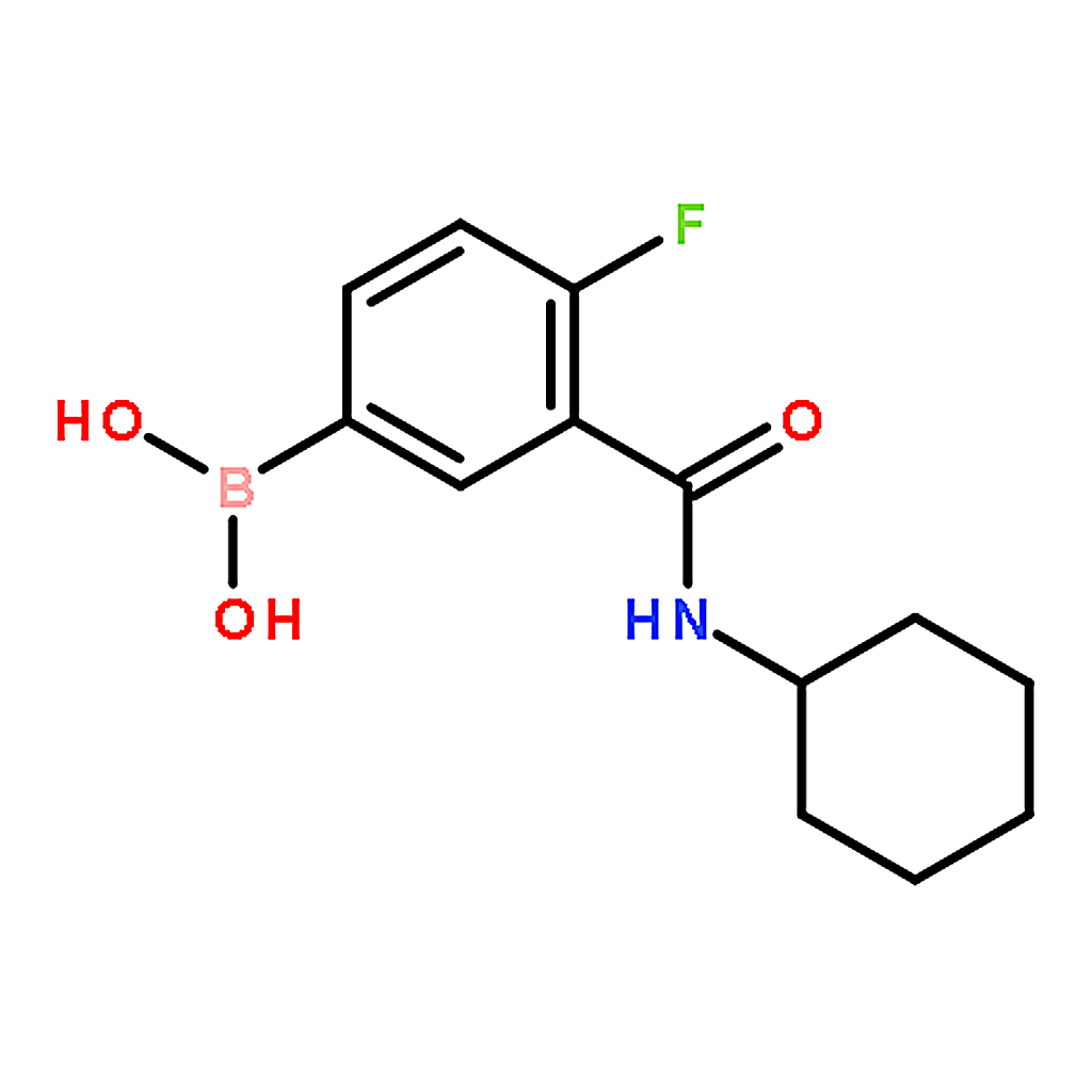 RHAWN [3-(cyclohexylcarbamoyl)-4-fluoro-phenyl]boronic acid