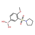 RHAWN (4-Methoxy-3-(pyrrolidin-1-ylsulfonyl)-phenyl)boronic acid