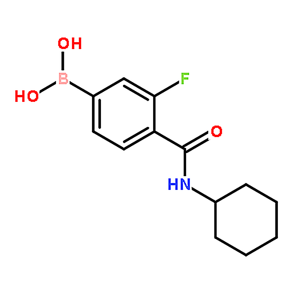 RHAWN [4-(cyclohexylcarbamoyl)-3-fluoro-phenyl]boronic acid