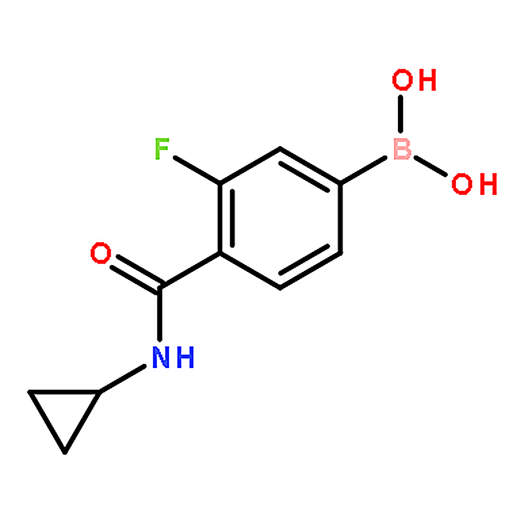RHAWN 4-(Cyclopropylcarbamoyl)-3-fluorophenylboronic acid
