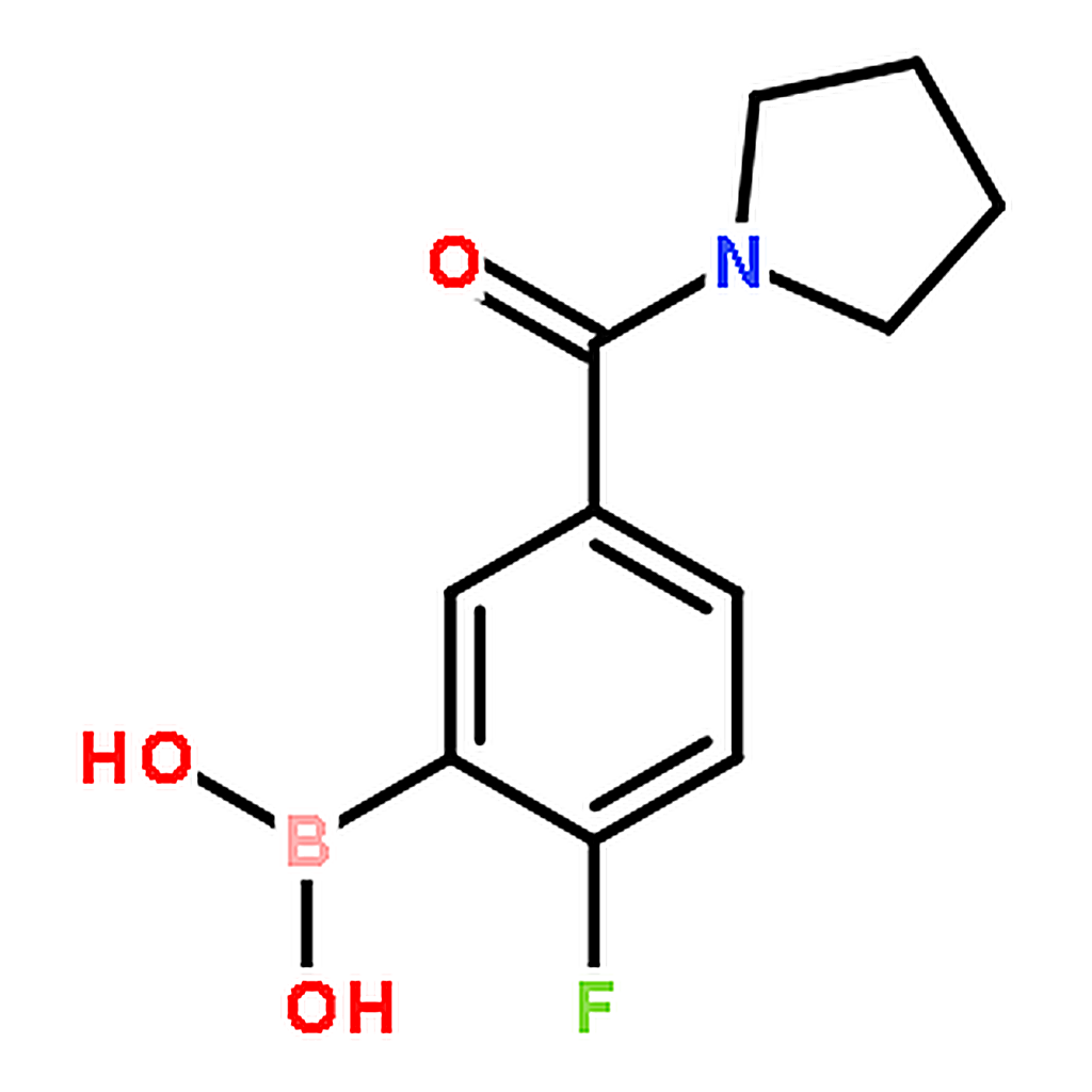 RHAWN (2-Fluoro-5-(pyrrolidine-1-carbonyl)phenyl)boronic acid