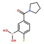 RHAWN (2-Fluoro-5-(pyrrolidine-1-carbonyl)phenyl)boronic acid