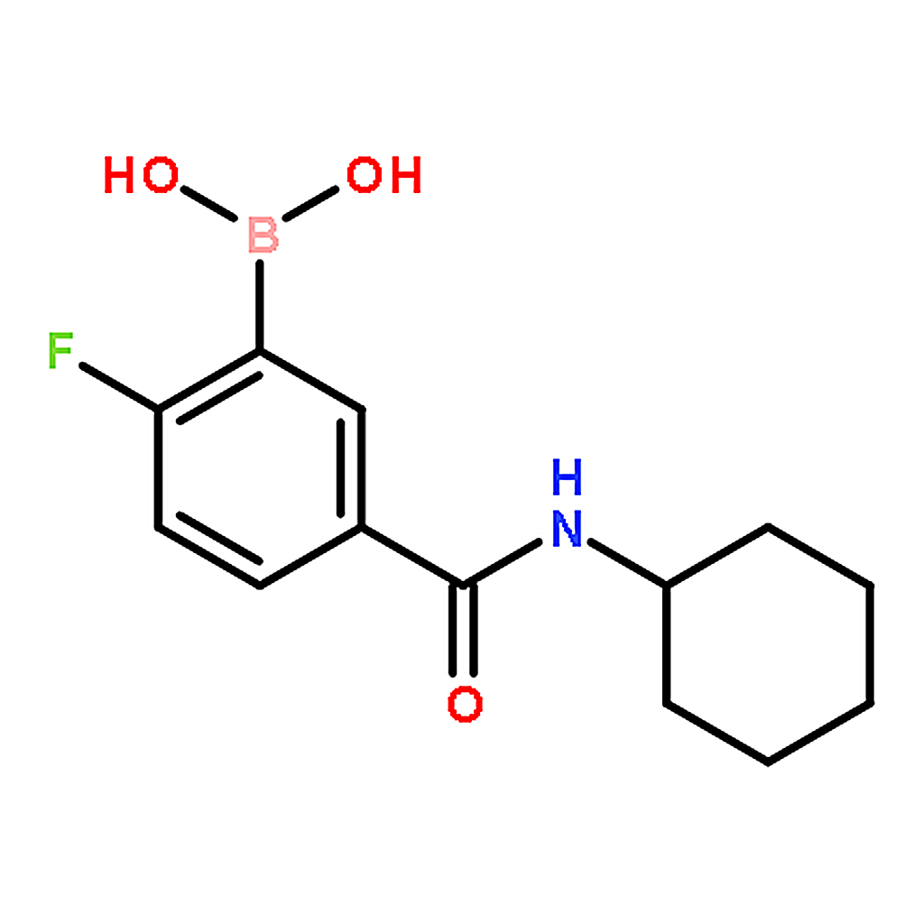 RHAWN [5-(cyclohexylcarbamoyl)-2-fluoro-phenyl]boronic acid