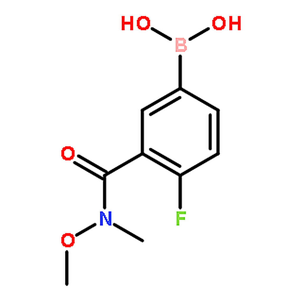 RHAWN N-Methoxy-N-methyl 5-borono-2-fluorobenzamide