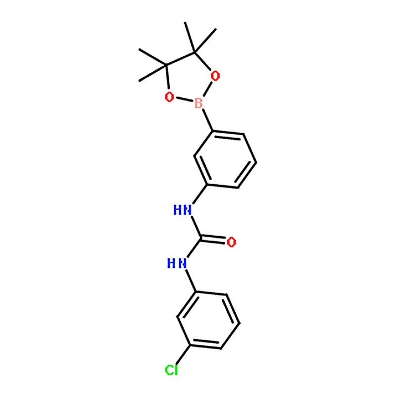 RHAWN 1-(3-Chlorophenyl)-3-(3-(4,4,5,5-tetramethyl-1,3,2-dioxaborolan-2-yl)phenyl)urea