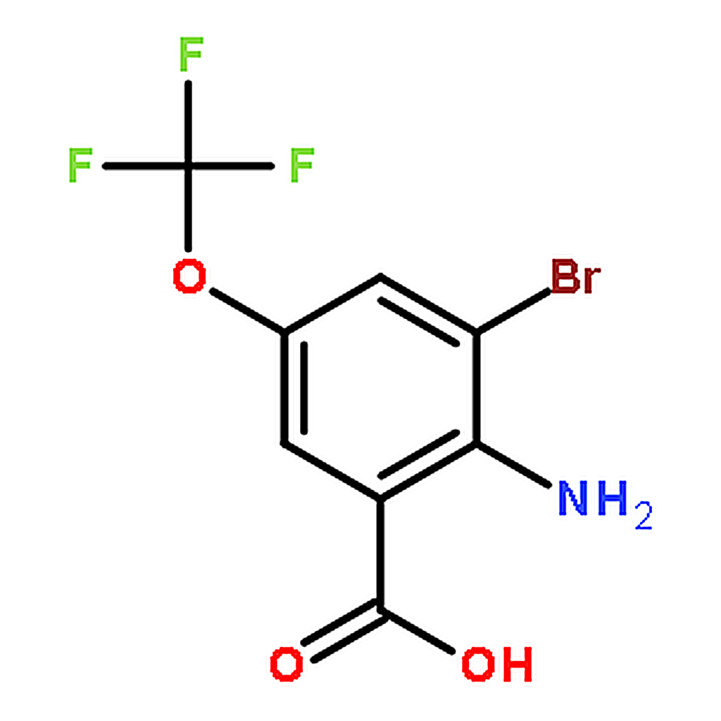 RHAWN 2-Amino-3-bromo-5-(trifluoromethoxy)benzoic acid