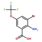 RHAWN 2-Amino-3-bromo-5-(trifluoromethoxy)benzoic acid