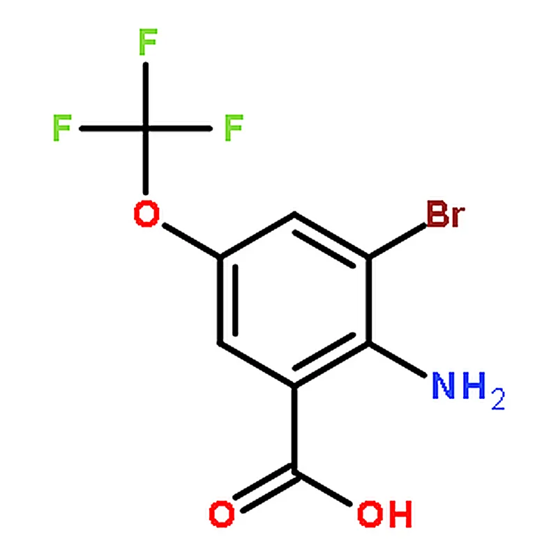 RHAWN 2-Amino-3-bromo-5-(trifluoromethoxy)benzoic acid