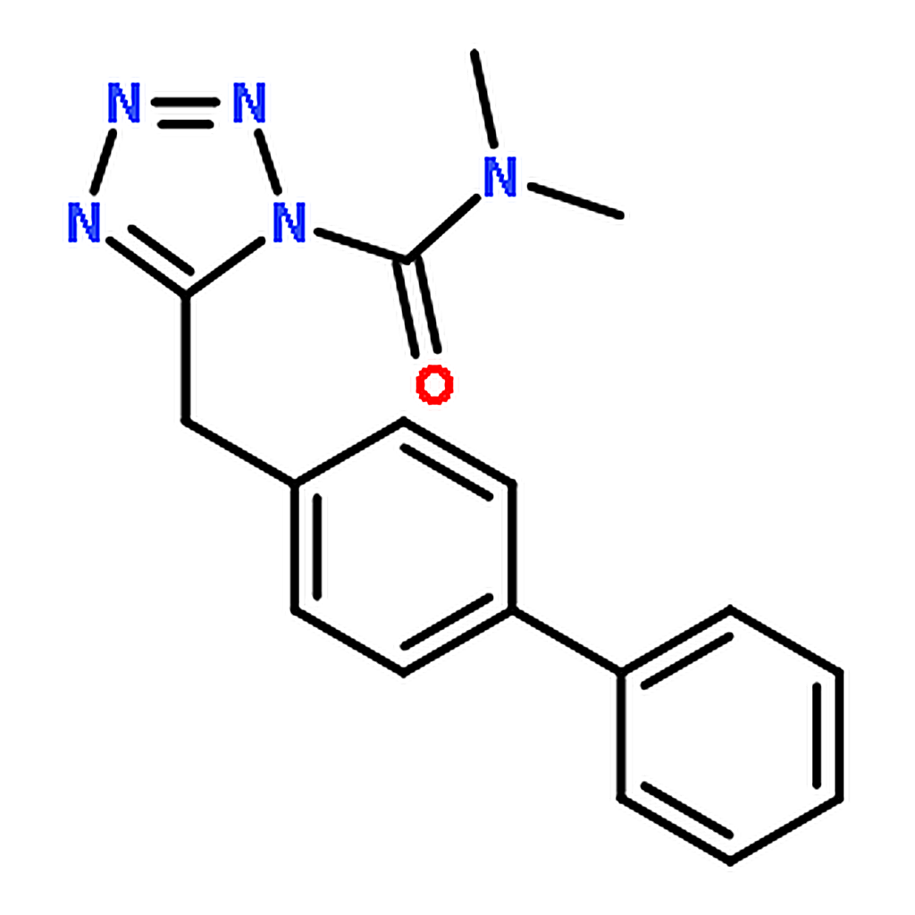 RHAWN N,N-dimethyl-5-[(4-phenylphenyl)methyl]tetrazole-1-carboxamide