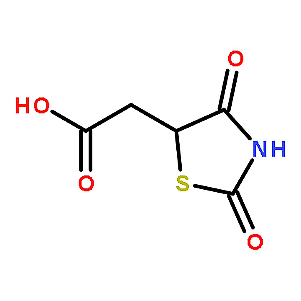 RHAWN 2-(2,4-Dioxothiazolidin-5-yl)acetic acid